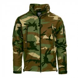 101-INC Softshell jacket Tactical woodland camouflage