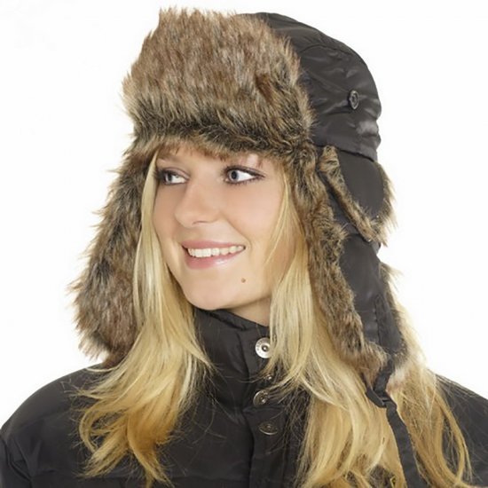Fostex Polyester hat with fur
