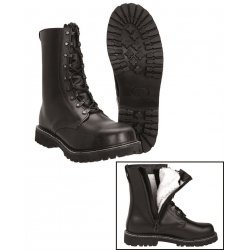 Mil-Tec pilot boots lined with side zipper