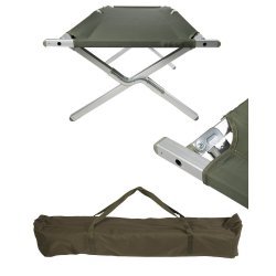 Mil-Tec camp bed US-type aluminum frame 200 x 65 cm