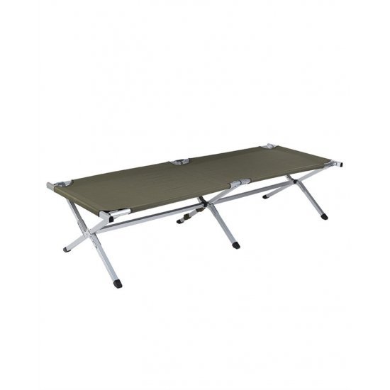 Mil-Tec camp bed US type aluminum frame 190 x 65 cm reinforced