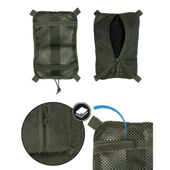 Mil-Tec mesh bag with velcro