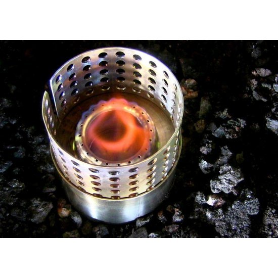Pathfinder Alcohol Stove with Flame Regulator Stainless Steel