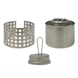 Pathfinder Alcohol Stove with Flame Regulator Stainless Steel 