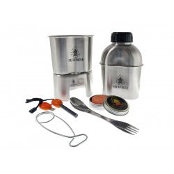Pathfinder Campfire Survival Cooking Kit Stainless Steel