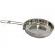 Pathfinder Folding Skillet with Lid stainless steel