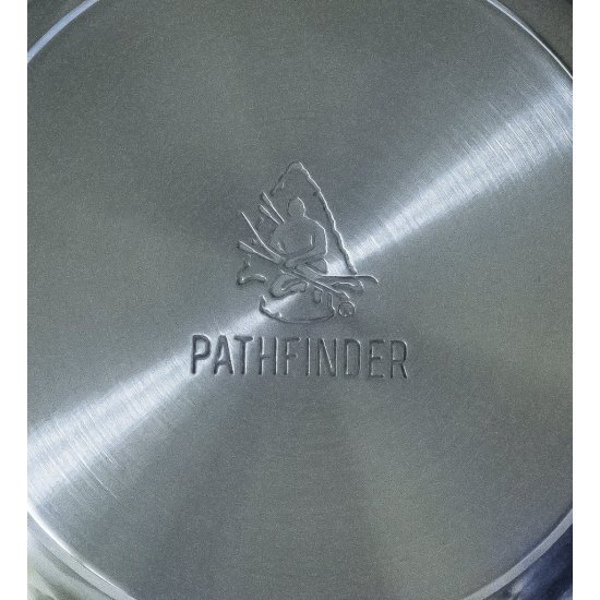 Pathfinder Folding Skillet with Lid stainless steel