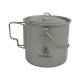 Pathfinder Bush pot with Lid Titanium 1100 ml